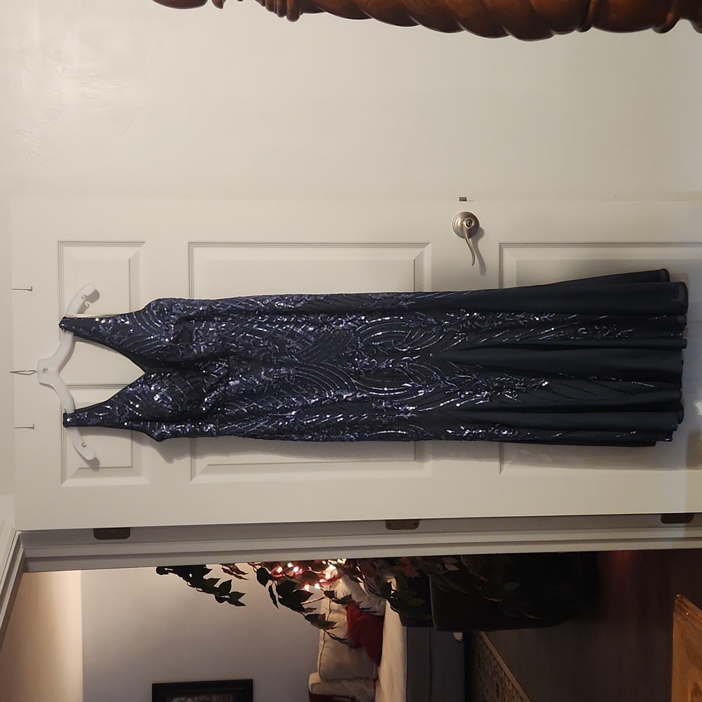 Galina Signature formal sequin gown